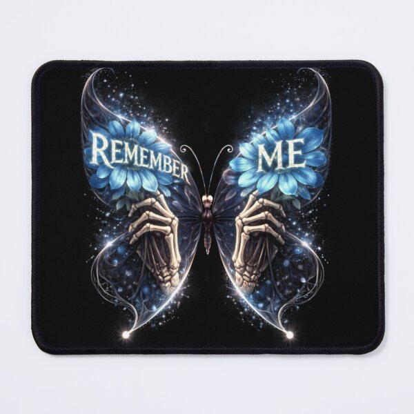 Item preview, REMEMBER ME Gothic Skeleton Butterfly – Dark Floral Aesthetic designed and sold by printedartgoods.