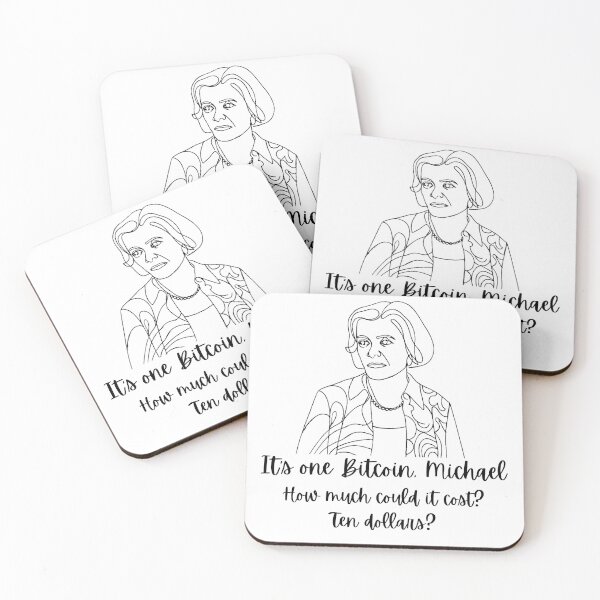 Item preview, It's One Bitcoin, Michael designed and sold by Silly Goose Store.
