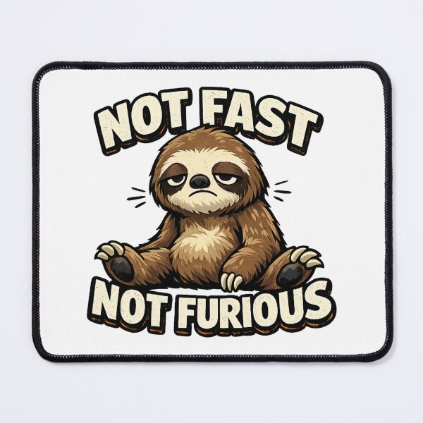 Item preview, Not Fast Not Furious designed and sold by BluebubbleTeashop.