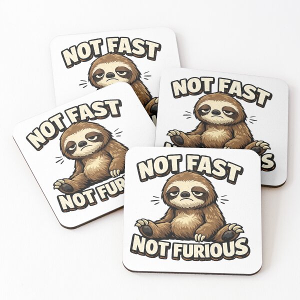Item preview, Not Fast Not Furious designed and sold by BluebubbleTeashop.