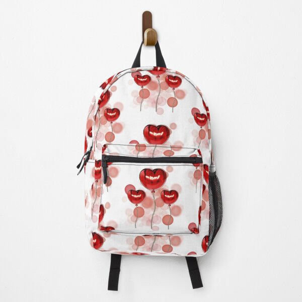 Item preview, Red Heart-Shaped Balloons in a Sophisticated Style - Elegant Illustration designed and sold by iamKRUK.