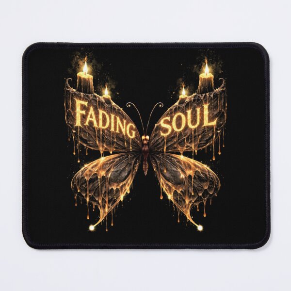 Item preview, FADING SOUL Gothic Candle Butterfly – Dark Romantic designed and sold by printedartgoods.