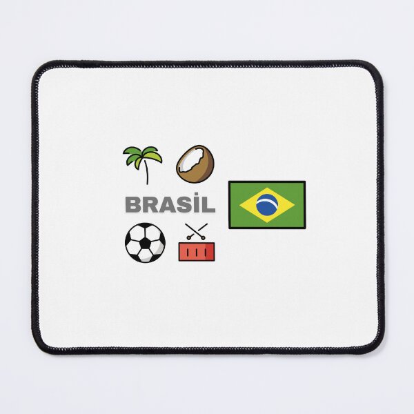 Item preview, Brazil Vibes – Tropical Emoji Design (Palm, Coconut, Football, Drum) designed and sold by iccdesignsshop.