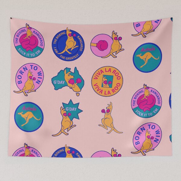 Item preview, Boxing Kangaroos designed and sold by Corinne Alexa Jackson.