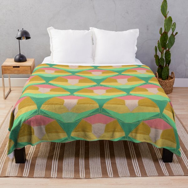 Item preview, Patrón sin costuras Retro Bloom Wave designed and sold by Tideflowerstudio.