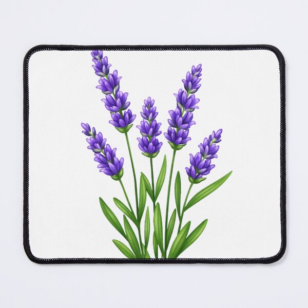 Item preview, Lavender Flower Illustration – Purple Botanical Art, Minimalist Floral Design, Cottagecore Aesthetic designed and sold by Be-You-Vibes.