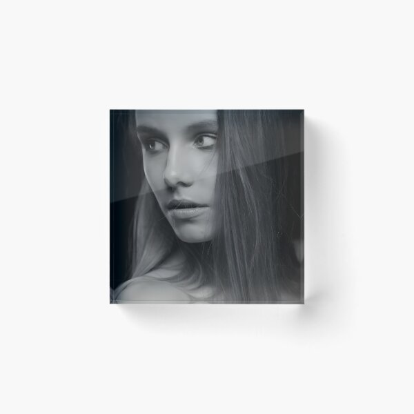Item preview, Mysterious Woman with Intense Sideways Gaze designed and sold by VirraOlla.