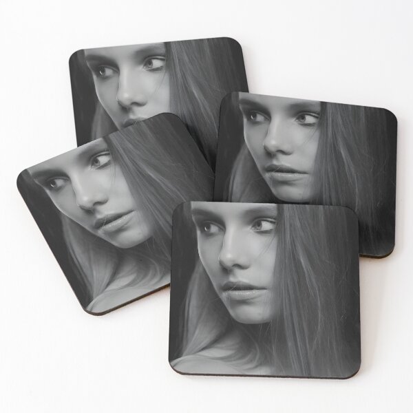 Item preview, Mysterious Woman with Intense Sideways Gaze designed and sold by VirraOlla.