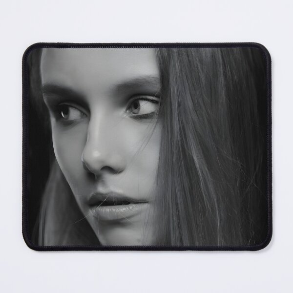 Item preview, Mysterious Woman with Intense Sideways Gaze designed and sold by VirraOlla.