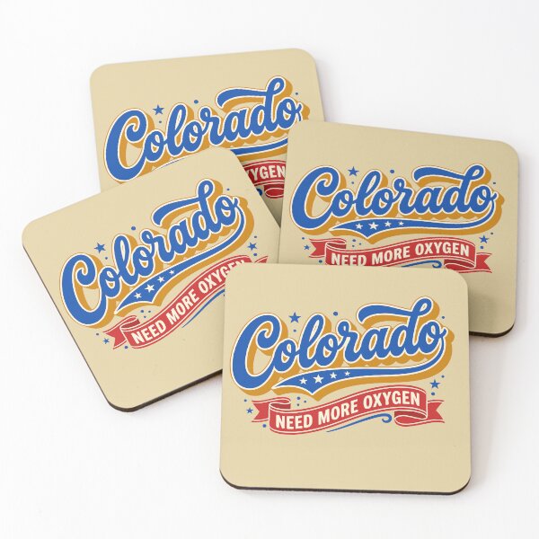 Item preview, Colorado Need More Oxygen - Vintage High Altitude State Pride designed and sold by Cozy-Old-Pub.