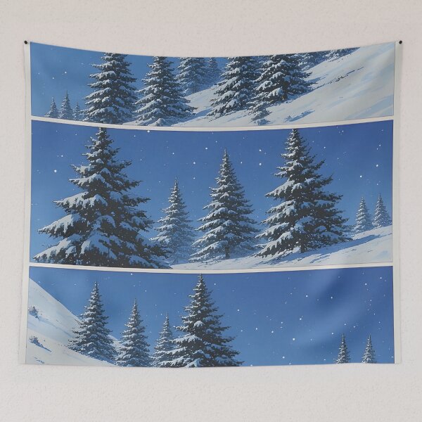 Item preview, Blue winter skies, studded with twinkling stars designed and sold by Mianku | Für das Leben.