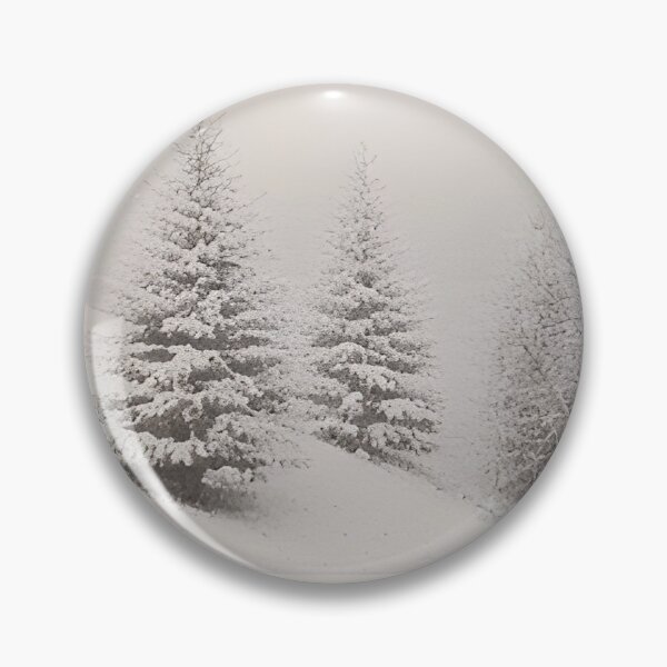 Item preview, Four-part split image: winter scene with snow on coniferous trees designed and sold by Mianku | Für das Leben.