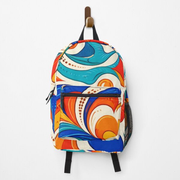 Item preview, Retro Psychedelic Abstract Swirl Pattern – Vibrant Colorful Fluid Art Design designed and sold by ArtoryNest.