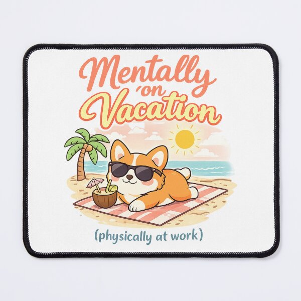 Item preview, Cute Corgi Sunbathing designed and sold by BluebubbleTeashop.