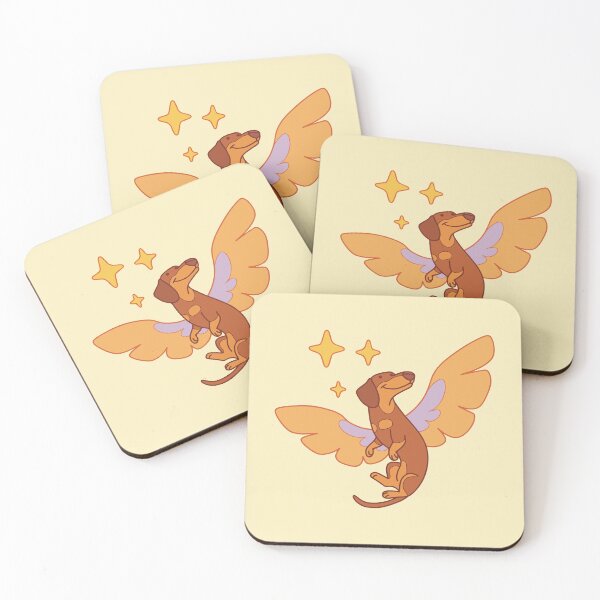 Item preview, Winged dachshund designed and sold by Erika Vaigel Creations.