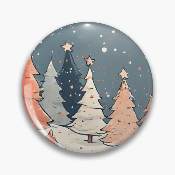 Item preview, Picturesque pastel winter landscape divided into three horizontal sections. designed and sold by Mianku | Für das Leben.