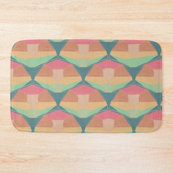 Item preview, Retro Bloom Wave Seamless Pattern designed and sold by Tideflowerstudio.
