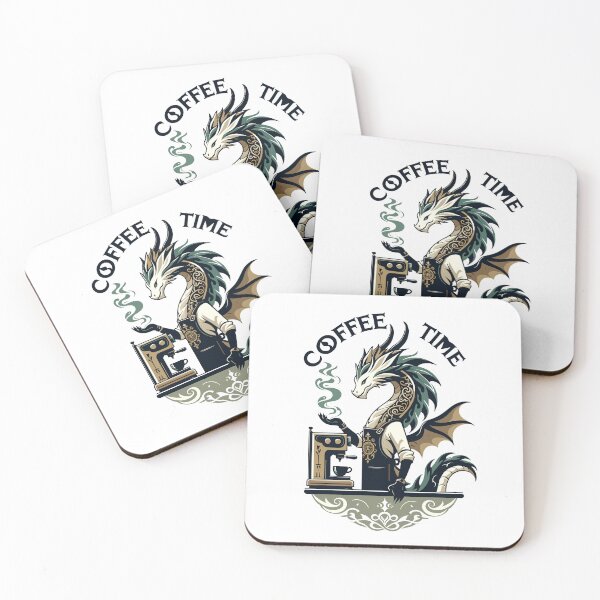 Item preview, Coffee Time Dragon Barista Design for Coffee Lovers and Fantasy Fans designed and sold by CyfroweMysli.