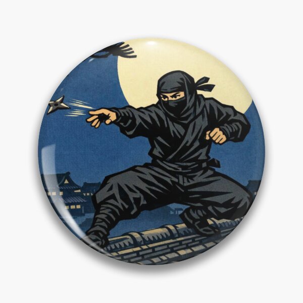 Item preview, Classic Ukiyo-e Edo Ninja on Rooftop designed and sold by SakuraMarket26.