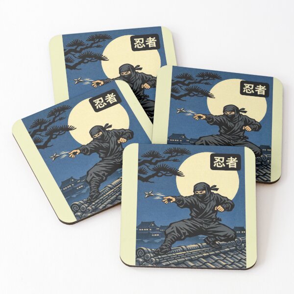 Item preview, Classic Ukiyo-e Edo Ninja on Rooftop designed and sold by SakuraMarket26.