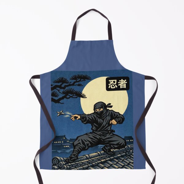 Item preview, Classic Ukiyo-e Edo Ninja on Rooftop designed and sold by SakuraMarket26.