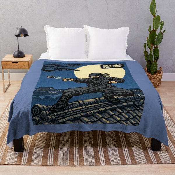 Item preview, Classic Ukiyo-e Edo Ninja on Rooftop designed and sold by SakuraMarket26.