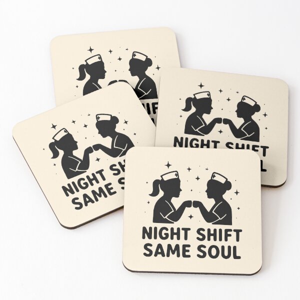 Item preview, Night Shift Same Soul Moon Stars Celestial Nurse Gift Design designed and sold by Dantin.