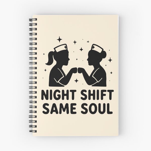 Item preview, Night Shift Same Soul Moon Stars Celestial Nurse Gift Design designed and sold by Dantin.