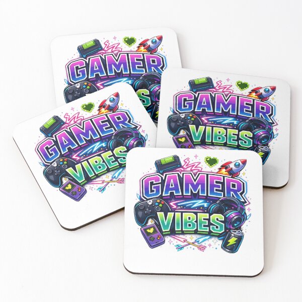 Item preview, Gamer Vibes – Colorful Gamer Culture Design designed and sold by NextNoob485.