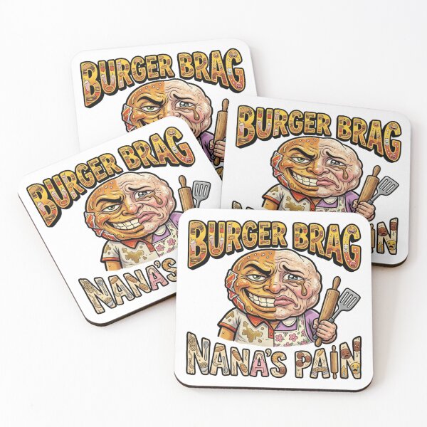 Item preview, BURGER BRAG / NANA'S PAIN designed and sold by Imaginarium of Chaos falcon88 .