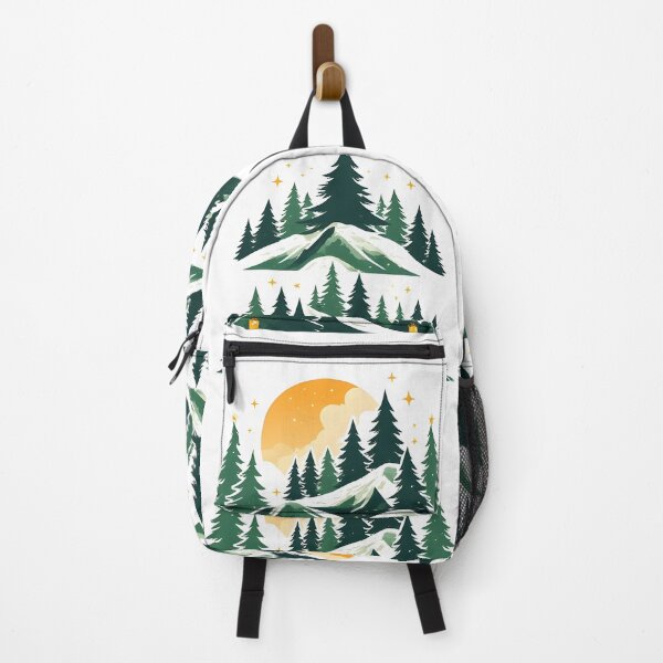 Item preview, Mountains, pine trees and stars landscape design designed and sold by Mianku | Für das Leben.