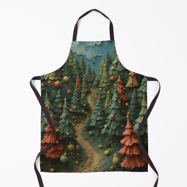 Item preview, Modeled Christmas tree forest path with ornaments designed and sold by Mianku | Für das Leben.