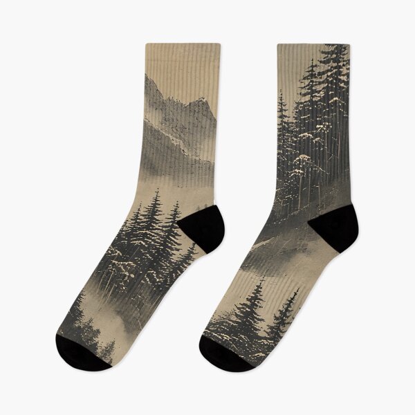 Item preview, Asian mountain landscape covered in snow designed and sold by Mianku | Für das Leben.