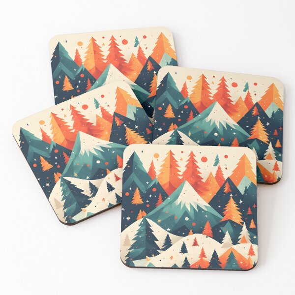 Item preview, Magical winter night on the mountain designed and sold by Mianku | Für das Leben.