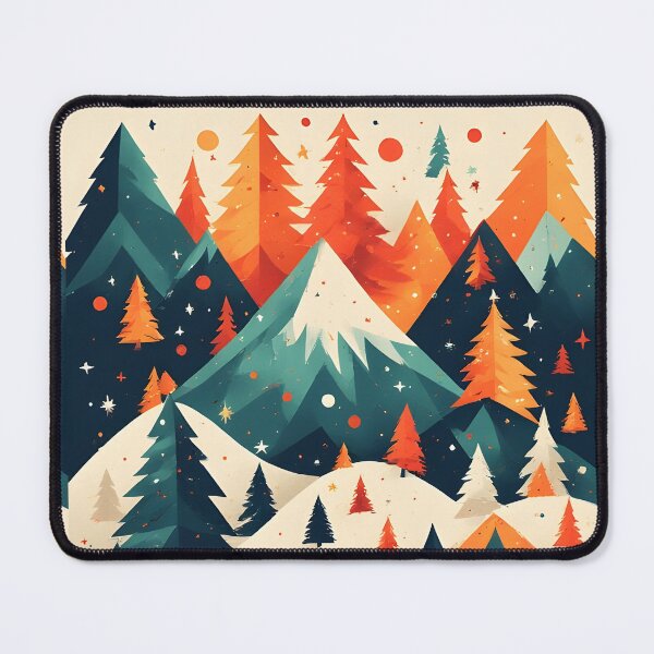 Item preview, Magical winter night on the mountain designed and sold by Mianku | Für das Leben.