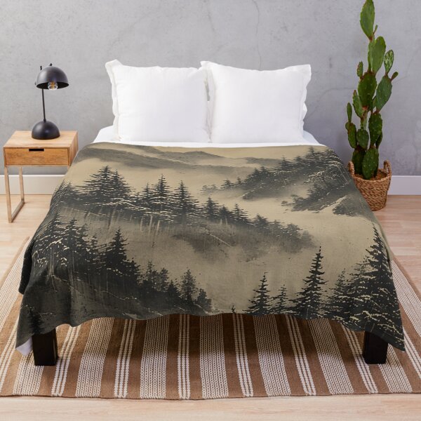 Item preview, Asian mountain landscape covered in snow designed and sold by Mianku | Für das Leben.