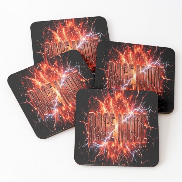 Item preview, Rage Mode Lightning Explosion Design | Aggressive Street Typography designed and sold by Mysterious Shop.