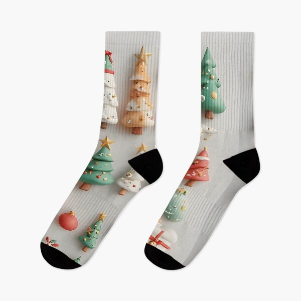Item preview, Icing Christmas trees on a white background designed and sold by Mianku | Für das Leben.