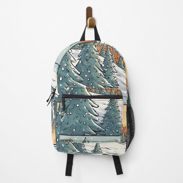 Item preview, Winter landscape with snow-covered trees designed and sold by Mianku | Für das Leben.