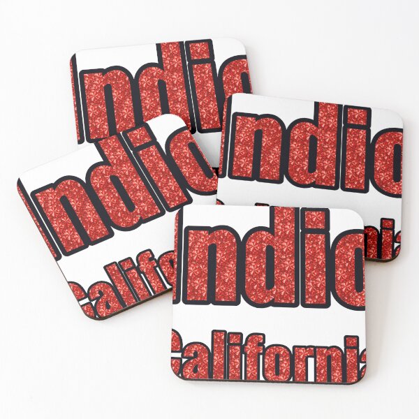 Item preview, Indio California City Name With Red Rhinestone designed and sold by TheIconSmith.