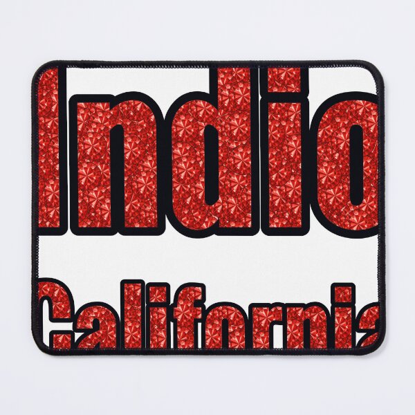 Item preview, Indio California City Name With Red Rhinestone designed and sold by TheIconSmith.