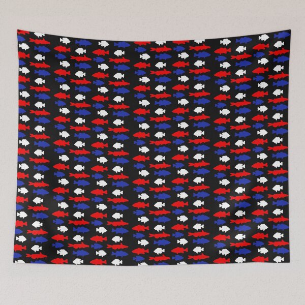 Item preview, Red White and Blue Fish designed and sold by willshobbies.