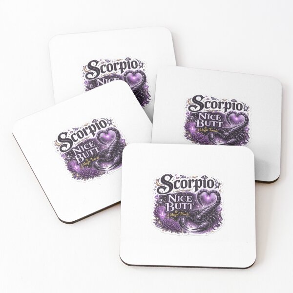 Item preview, Scorpio Zodiac Sticker ♏? | Gothic Elegant Astrology Quote | “Nice Butt & A Magic Touch” Horoscope Design designed and sold by SparkVault.