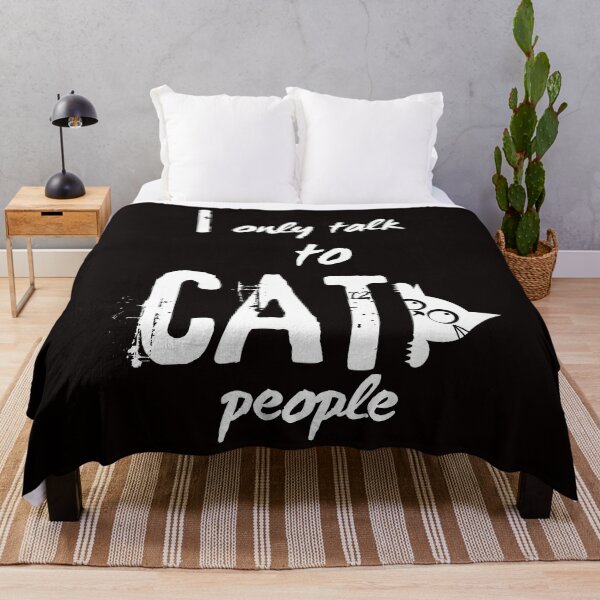 Item preview, I Only Talk To Cat People. designed and sold by Dinasshop.