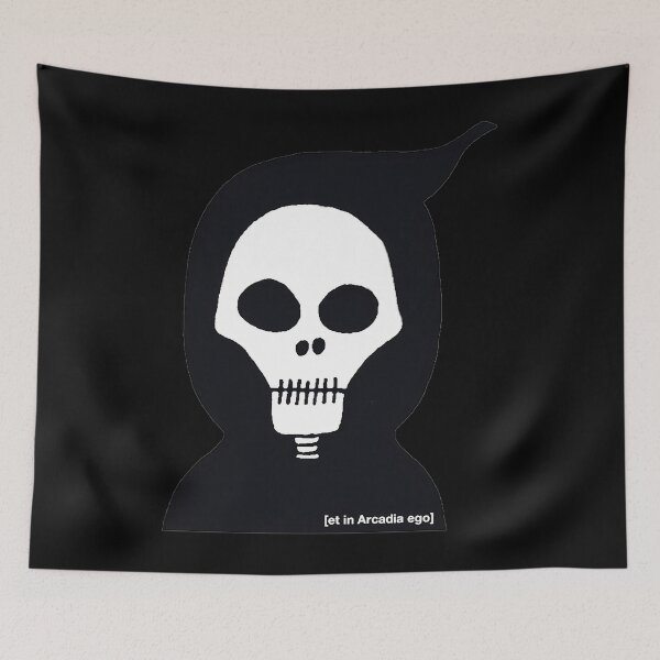 Item preview, Et In Arcadia Ego Memento Mori Skull designed and sold by ikgrnzmpb88.