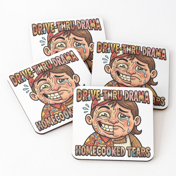 Item preview, DRIVE-THRU DRAMA / HOMECOOKED TEARS designed and sold by Imaginarium of Chaos falcon88 .