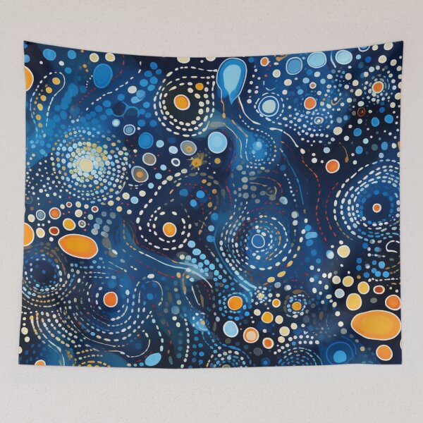 Item preview, Aboriginal Inspired Dot Art - Oceanarium Life designed and sold by GrinGalore.