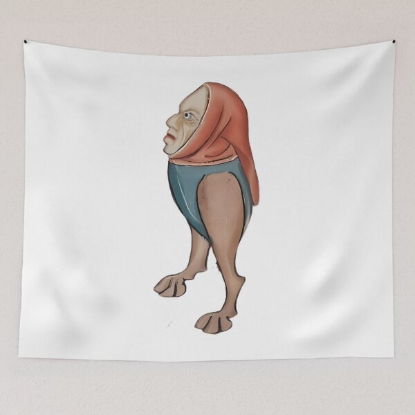 Item preview, Bizarre Medieval Marginalia Strange Man designed and sold by ikgrnzmpb88.