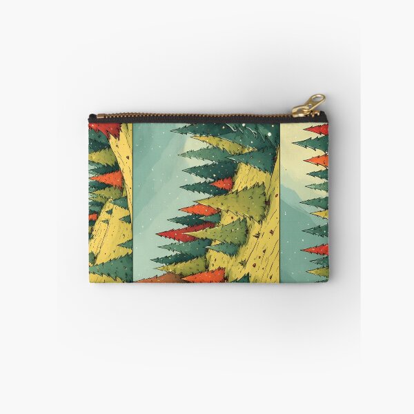 Item preview, Christmas trees covered in snow on a green meadow designed and sold by Mianku | Für das Leben.