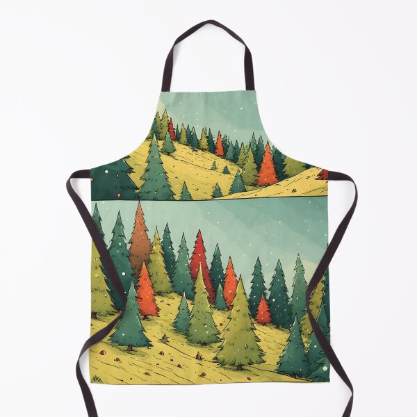 Item preview, Christmas trees covered in snow on a green meadow designed and sold by Mianku | Für das Leben.